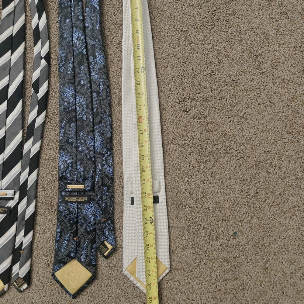 Donald J. Trump  Lot of 3 Ties Men 3‎ Silk Signature Collection President